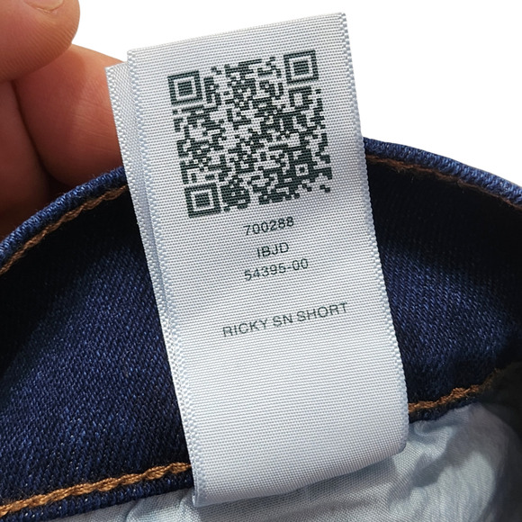 New True Religion Ricky SN Flap Shorts 32" Men Dark Midnight Wash Denim Relaxed - Picture 7 of 7